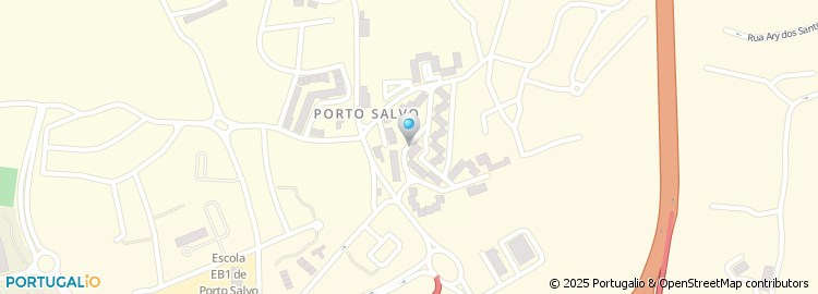 Mapa de Escola Basica do 1.º Ciclo nº 1 de Porto Salvo