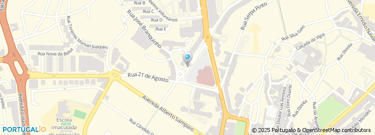Mapa de Escola Basica do 1.º Ciclo nº 2 de Viseu