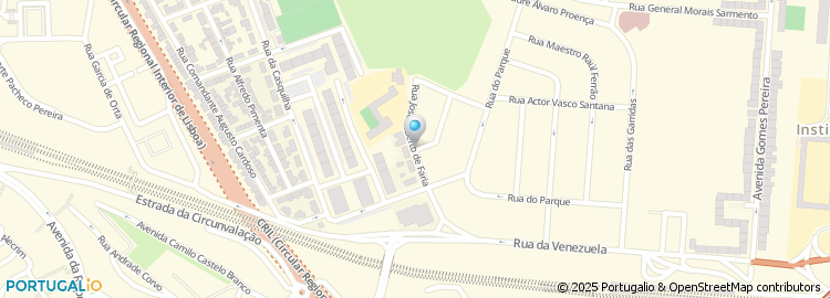 Mapa de Escola Basica do 1.º Ciclo Parque Silva Porto, Lisboa