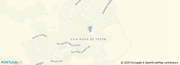 Mapa de Escola Basica dos 2.º e 3.º Ciclos de V. Nova de Tazem