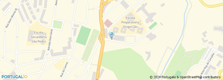 Mapa de Escola Basica dos 2º e 3º Ciclos Diogo Cão, Vila Real