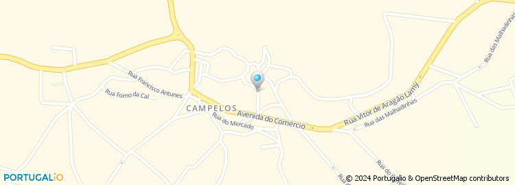 Mapa de Escola Basica dos 2.º e 3.º Ciclos Gaspar Campello