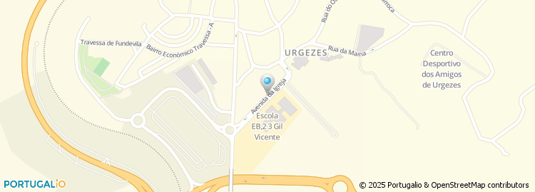 Mapa de Escola Basica dos 2.º e 3.º Ciclos Gil Vicente
