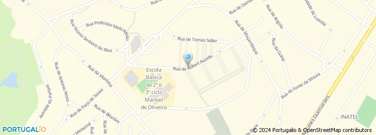 Mapa de Escola Basica dos 2.º e 3.º Ciclos Manoel de Oliveira