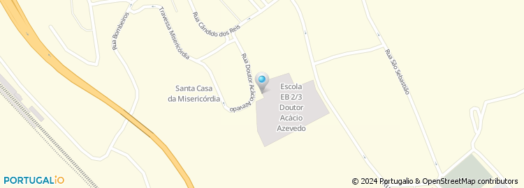 Mapa de Escola Básica Dr. Acácio de Azevedo, Oliveira do Bairro