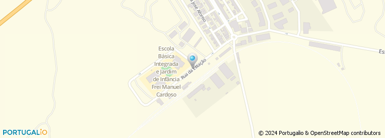 Mapa de Escola Básica Frei Manuel Cardoso, Fronteira