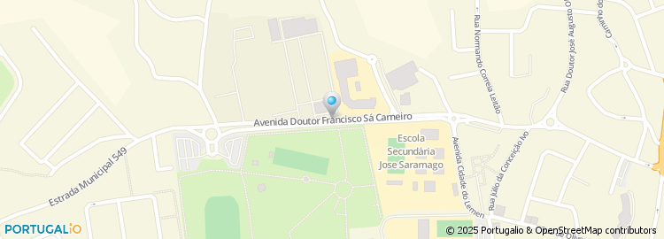 Mapa de Escola Básica Hélia Correia, Mafra