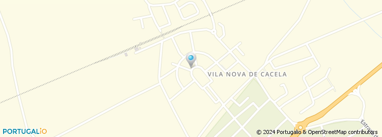 Mapa de Escola Básica Infante D. Fernando, Vila Nova de Cacela, Vila Real de Santo António