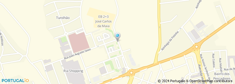 Mapa de Escola Básica José Carlos da Maia, Olhão