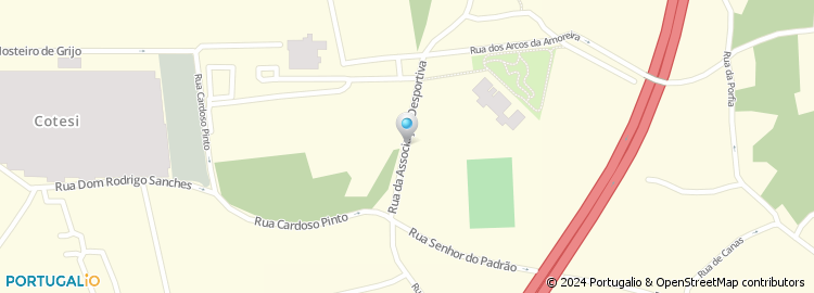 Mapa de Escola Básica Júlio Dinis, Grijó, Vila Nova de Gaia