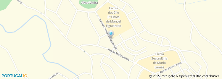 Mapa de Escola Básica Manuel Figueiredo, Torres Novas