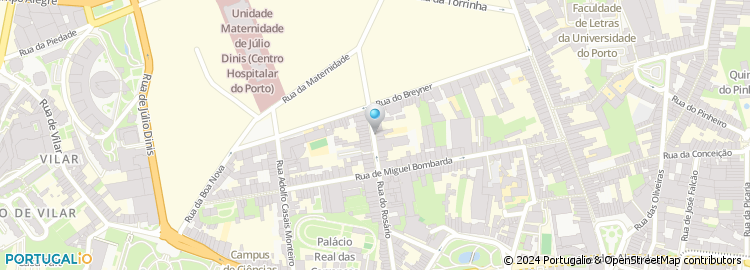 Mapa de Escola de Comércio do Porto