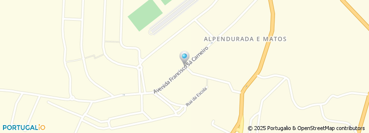 Mapa de Escola de Condução Auto Alpendurada