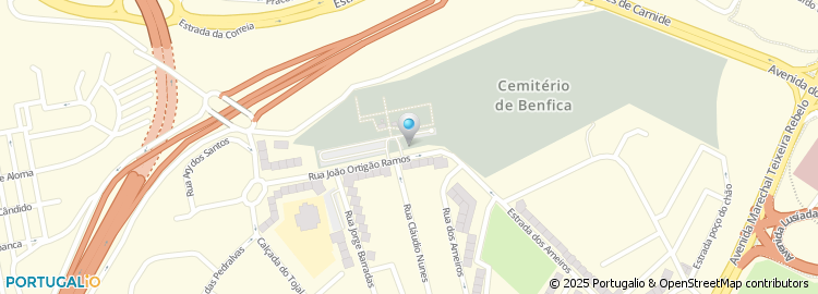 Mapa de Escola de Condução Benficartas