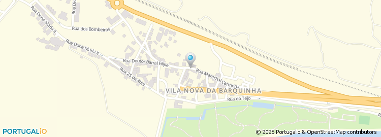 Mapa de Escola de Condução Central da Barquinha, Lda