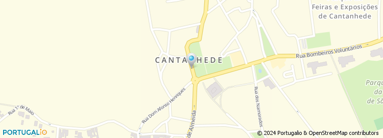 Mapa de Escola de Condução de Cantanhede