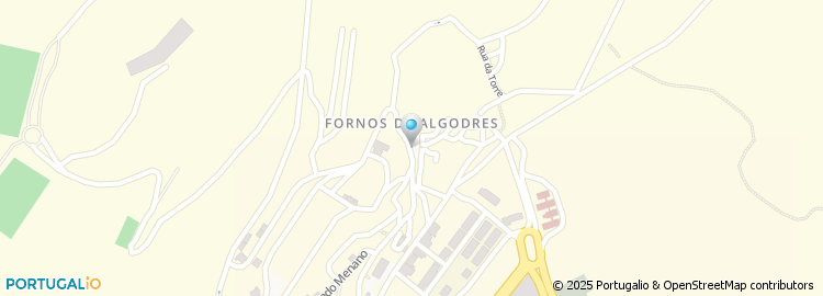 Mapa de Escola de Condução de Fornos de Algodres