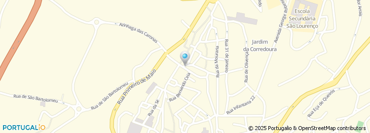 Mapa de Escola de Condução J Marmelo, Lda