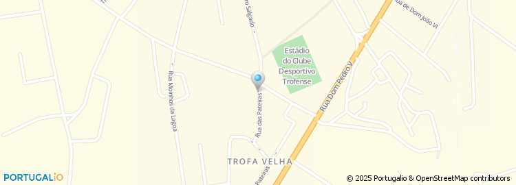 Mapa de Escola de Condução Nova de Trofa