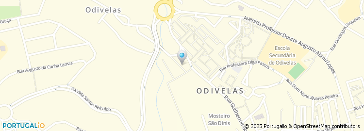 Mapa de Escola de Condução Odivelcartas, Lda