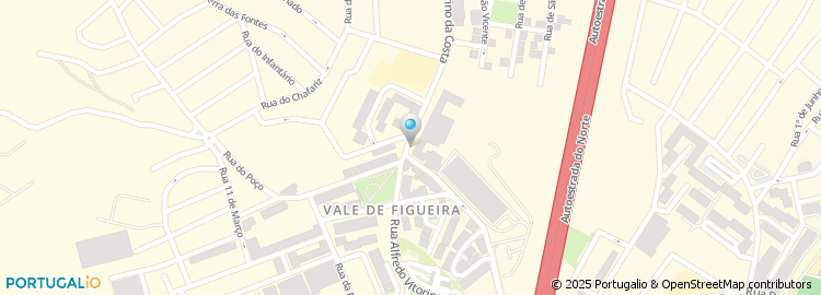 Mapa de Escola de Condução Vale Figueira, Unipessoal Lda