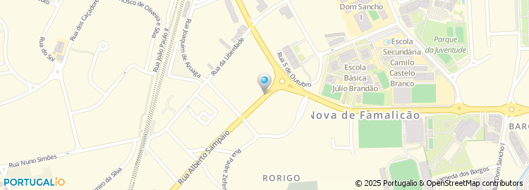 Mapa de Escola de Condução Vila Nova, Lda