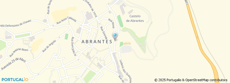 Mapa de Escola de Musica Orfeão de Abrantes