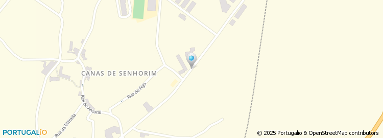 Mapa de Escola do 1º Ciclo E B de Canas de Senhorim