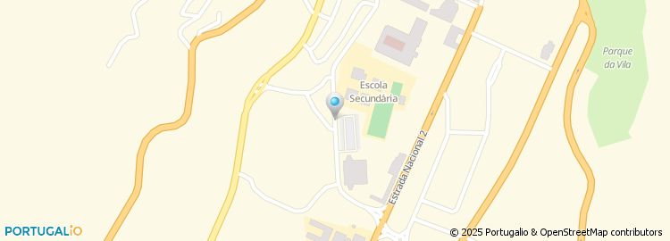 Mapa de Escola do Ensino Basico 2 e 3 de Vila Pouca de Aguiar