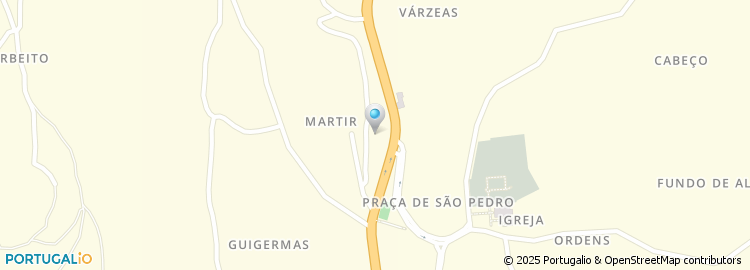 Mapa de Escola EB 2, 3 das Dairas, Vale de Cambra