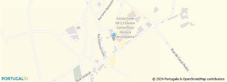 Mapa de Escola EB 2, 3 Dr. Carlos Pinto Ferreira, Junqueira