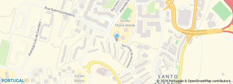 Mapa de Escola EB 2/3 Maria Veleda, Loures