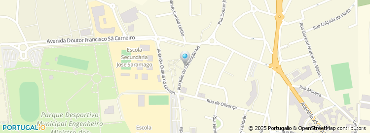 Mapa de Escola Preparatoria Dom João V