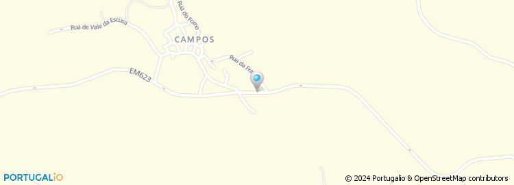 Mapa de Escola Primaria Campos