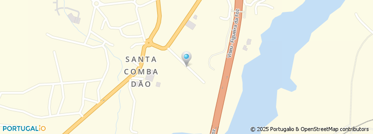 Mapa de Escola Profissional de Santa Comba Dão