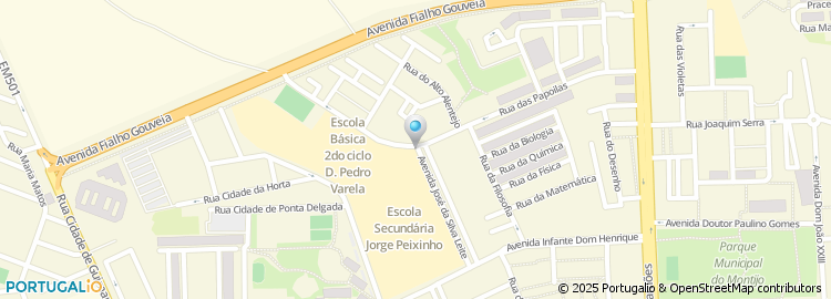 Mapa de Escola Secundaria com 3.º Ciclo do Ensino Basico Jorge Peixinho