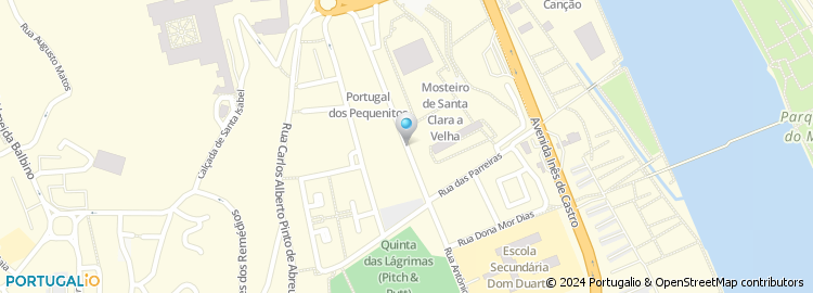 Mapa de Escola Secundária D. Duarte, Coimbra