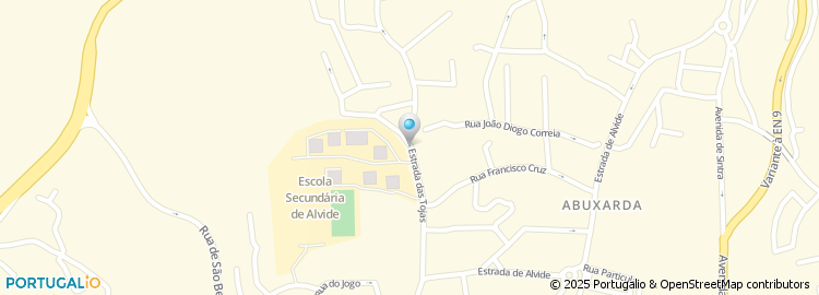 Mapa de Escola Secundaria de Alvide