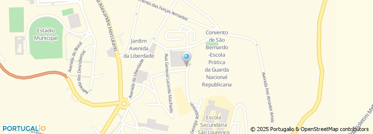 Mapa de Escola Secundaria de S. Lourenço