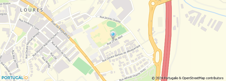 Mapa de Escola Secundária do Dr. António Carvalho Figueiredo, Loures
