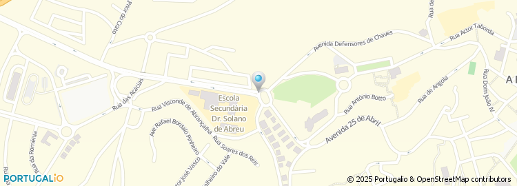 Mapa de Escola Secundaria Doutor Solano de Abreu