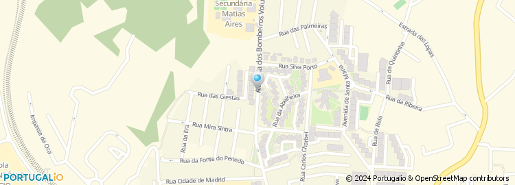 Mapa de Escola Secundária Matias Aires, Agualva