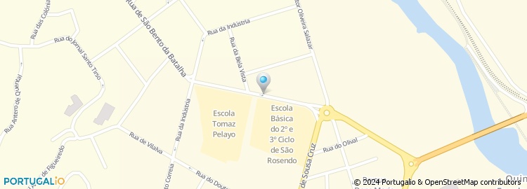 Mapa de Escola Secundária Tomaz Pelayo, Santo Tirso