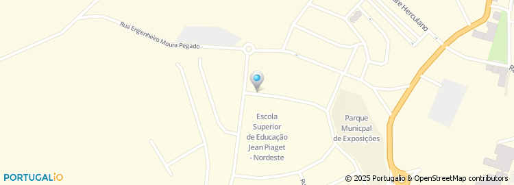 Mapa de Escola Superior de Educação Jean Piaget, Macedo de Cavaleiros