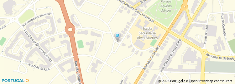 Mapa de Escolas de Condução Viriato, SA