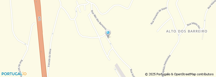 Mapa de Escrito Na Estrada - Peças Auto Unipessoal Lda