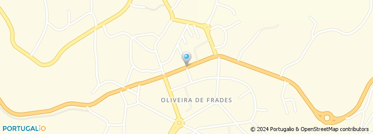 Mapa de Espaço do Cidadão de Oliveira de Frades