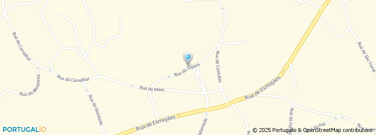Mapa de Rua Capela