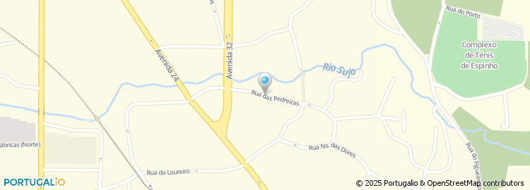 Mapa de Rua das Pedreiras
