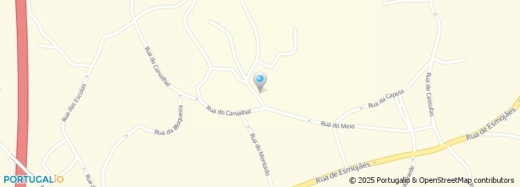 Mapa de Rua de Poços